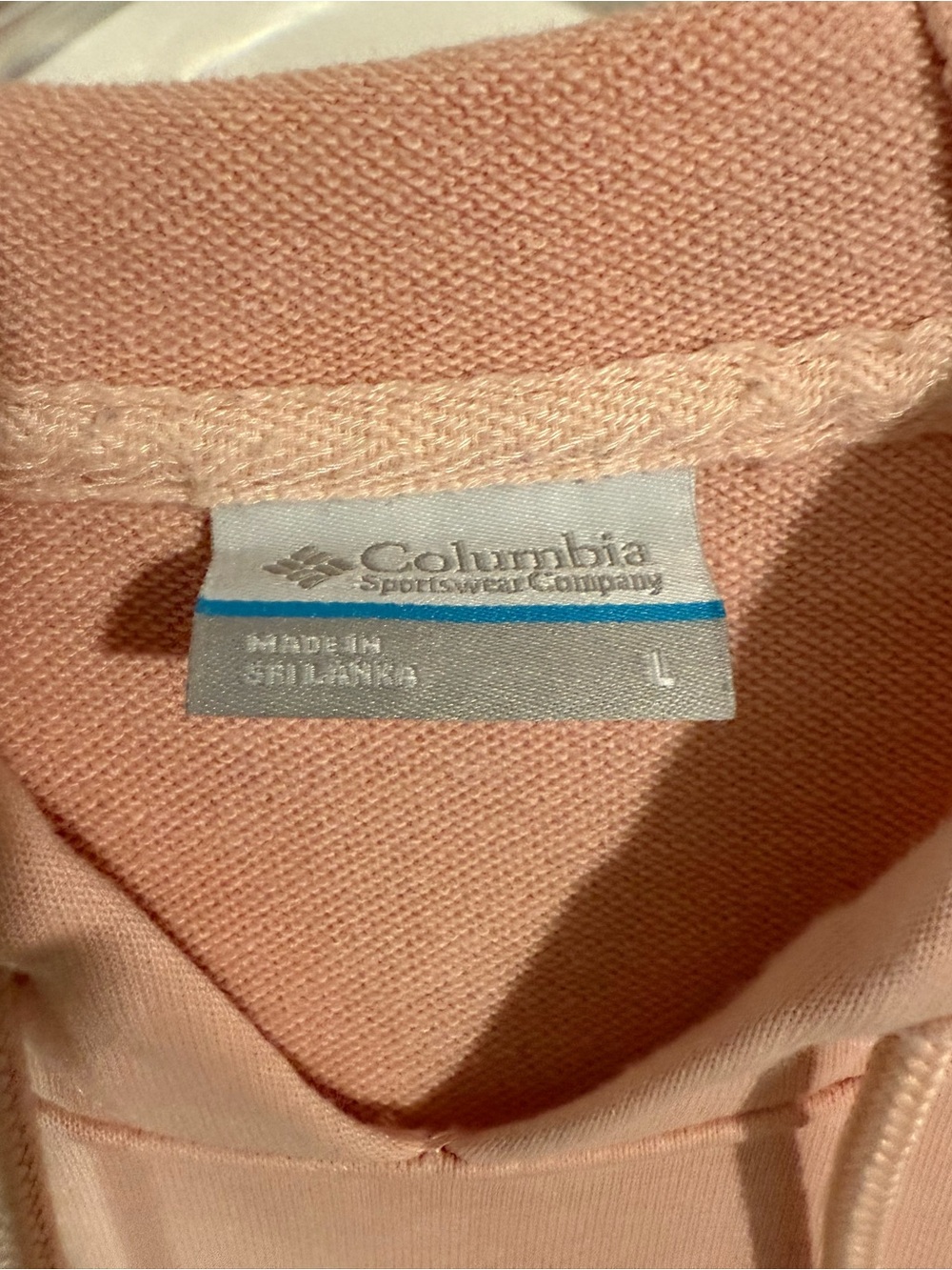 Columbia Sportswear Women's L Logo French Terry Hoodie Pink rose Large cute - Picture 2 of 5